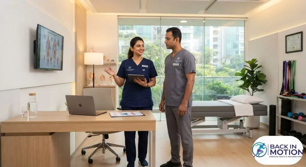Professional medical specialists at a leading physiotherapy center in Dhaka providing expert patient care.