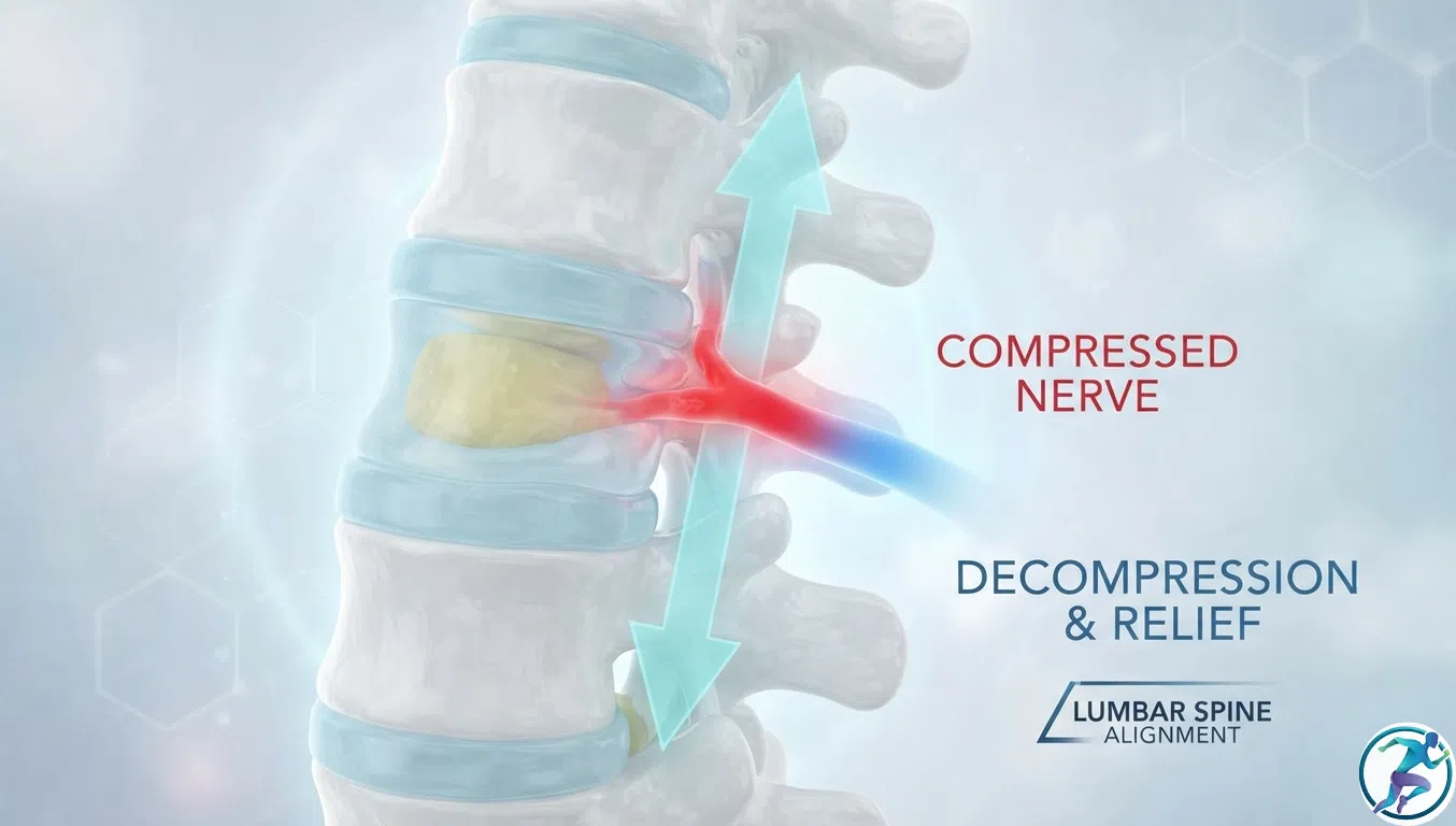 Animated clinical demonstration and professional consultation for sciatica pain treatment at Back in Motion in Dhaka. Visual Concept & Animation Idea