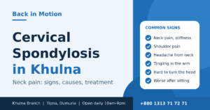 Cervical Spondylosis Treatment in Khulna: Neck Pain Signs, Causes and Care